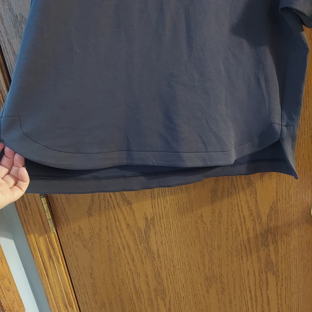 Classic Blue Gray Short Sleeve Womens Tee - Picture 5 of 7